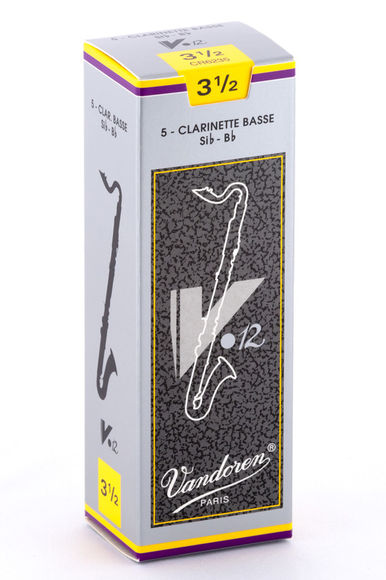 Vandoren V12 Bass Clarinet Reeds (Box of 5)