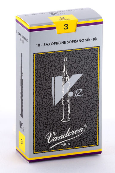Vandoren V12 Soprano Saxophone Reeds (Box of 10)