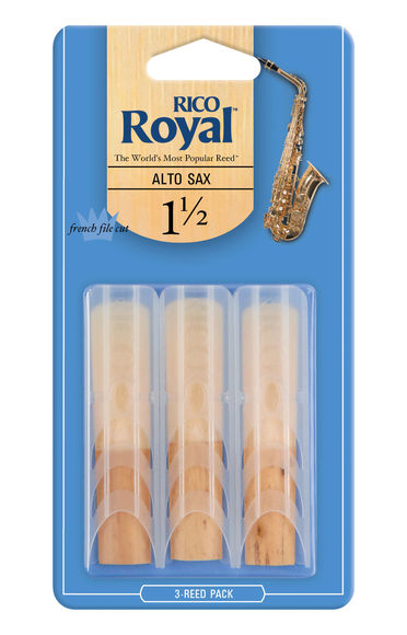 Rico Royal Alto Saxophone Reeds (Triple Pack)