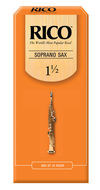 Rico Soprano Saxophone Reeds (Strength 1.5) (Box of 25)