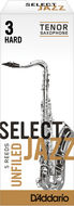 D'Addario Select Jazz Unfiled Tenor Saxophone Reeds (Box of 5)
