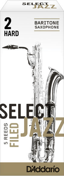 D'Addario Select Jazz Filed Baritone Saxophone Reeds (Box of 5)