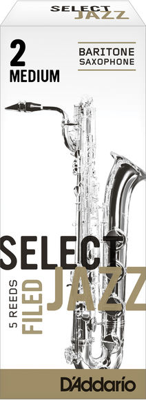 D'Addario Select Jazz Filed Baritone Saxophone Reeds (Box of 5)