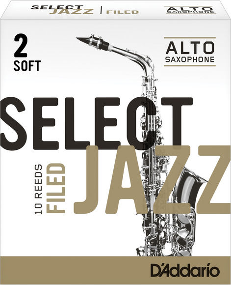 D'Addario Select Jazz Filed Alto Sax Reeds (Box of 10)