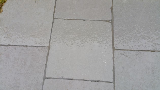 Grey Limestone After cleaning and sealing. 20160227_132942