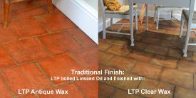 Clear wax or Antique Wax Terracotta