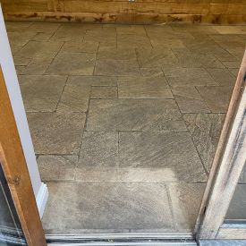 Flagstones before treatment with LTP PR_LTP_Green Man before_close