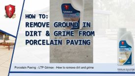 LTP - Removing ground in dirt and grime - Porcelain Paving 2025