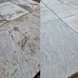 Amine Blush Before and after - Sandstone 1