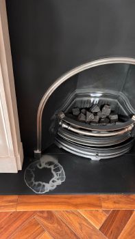 Pumpkin Residue Slate Fireplace