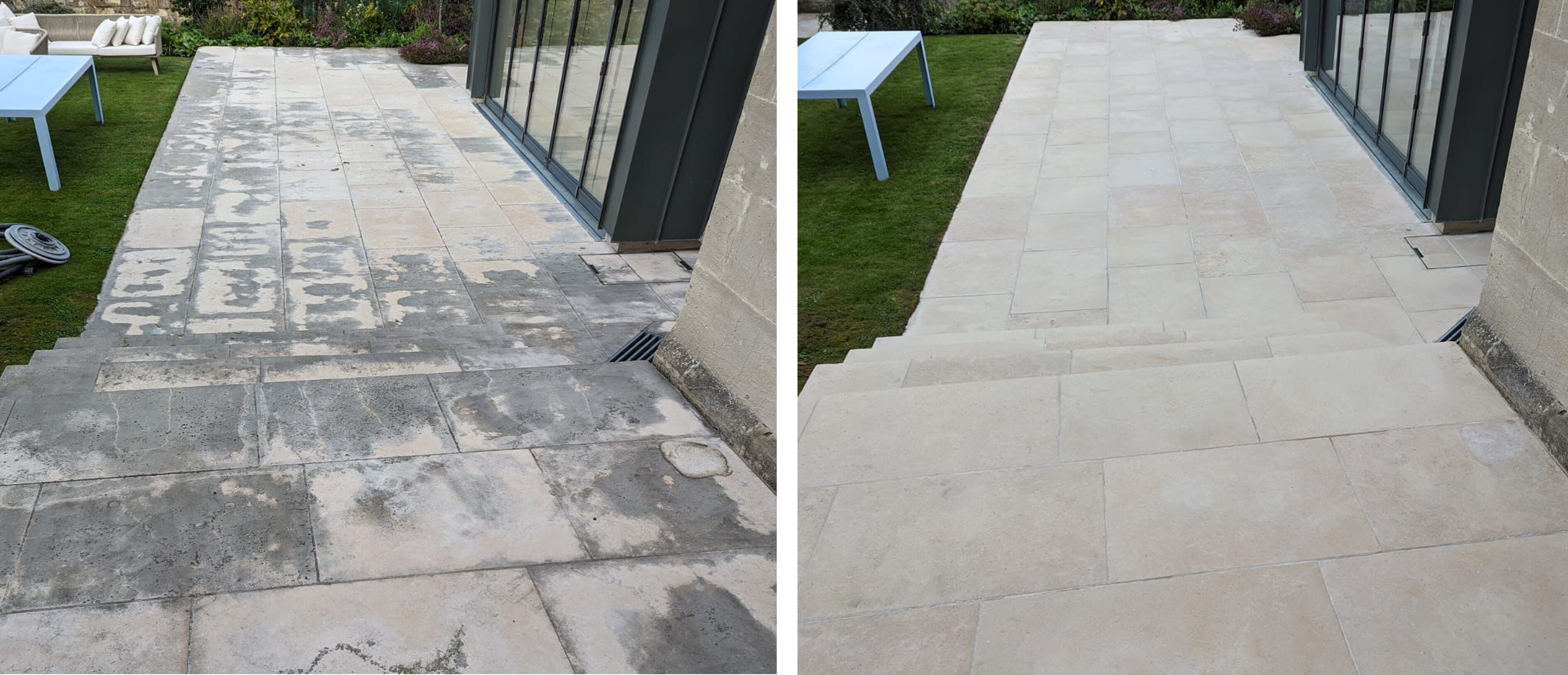 TREATING SLIPPERY SURFACES WITH LTP BLACK SPOT & ALGAE REMOVER