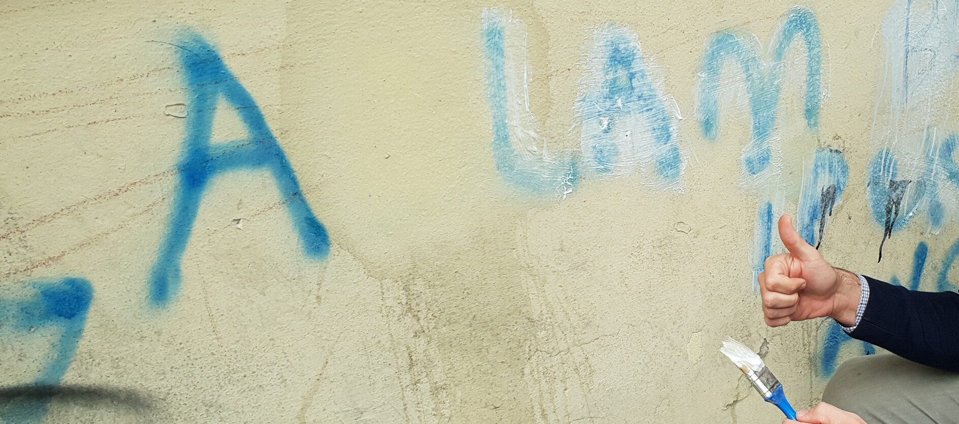 TACKLING GRAFFITI THE RIGHT WAY
