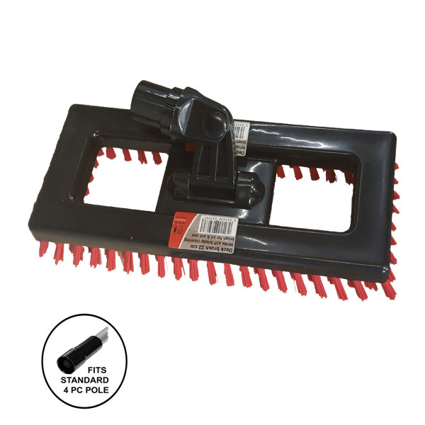 LTP Deck Brush Red - Tile Cleaning, Sealing and Maintenance Products