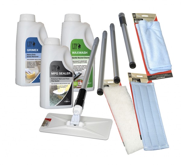 Care & Cleaning Kit for Polished Porcelain Tile Cleaning, Sealing and Maintenance Products