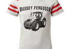KIDS’ LIGHT GREY T-SHIRT WITH TRACTOR PRINT