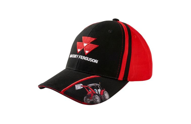 Black and red Kids cap