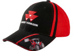 Black and red Kids cap