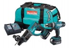MAKITA DLX2025 COMBI/ HAMMER DRILL KIT + IMPACT DRIVER