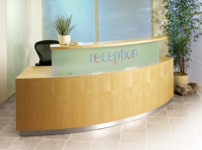 DDA Reception Desk Classic B12DDALR no plinth Online Reality