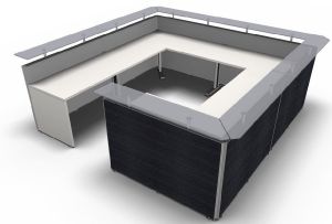 Square Reception Desk With Coloured Fronts Active S Online Reality