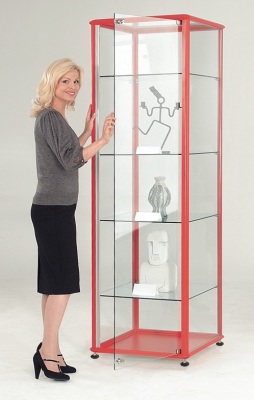 Tower Glass Display Cabinet From Newlands 500mm X 500mm Online