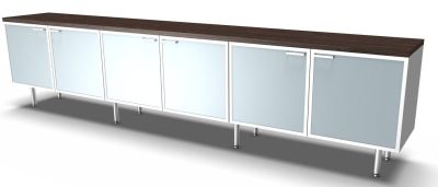 Six Glass Door Executive Credenza Tao Online Reality