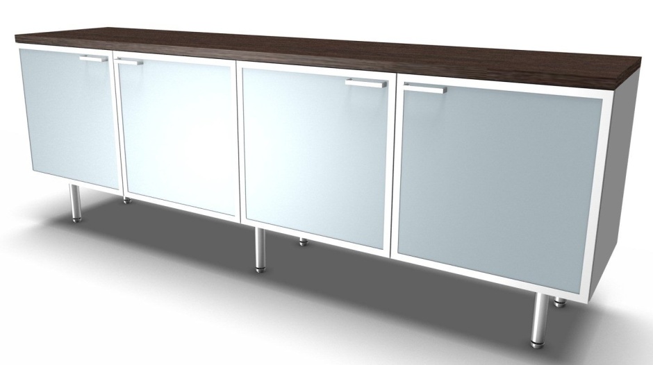 4 Door Executive Credenza With Glass Doors Tao Online Reality