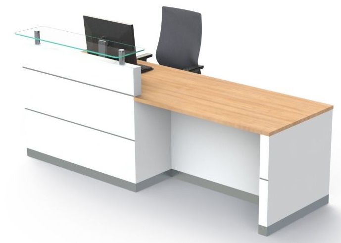 Elite Ecp3 Dda Reception Desk Recessed Plinth Online Reality