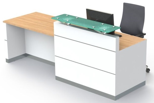 Elite Eck2 Dda Reception Desk Flush Plinth Online Reality