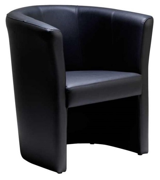 Black Leather Tub Chair Dulverton Online Reality