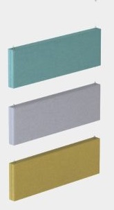 Vertically Hung Acoustic Panels - V1 - 400mm x 400mm - Online Reality
