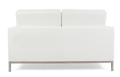 Florence Knoll Inspired Sofas White Leather Florence Knoll Inspired Sofas White Leather