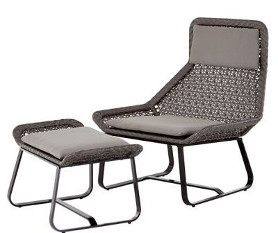 Outdoor Weave Lounge Chair And Footstool Compton Online Reality