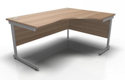 Right Hand Corner Desk Cantilever Frame Stellar 1400mm