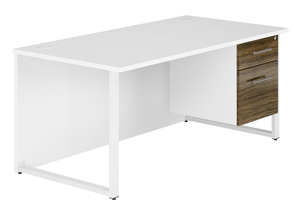 Pedestal Bench Desk Dual - 1200mm - Online Reality