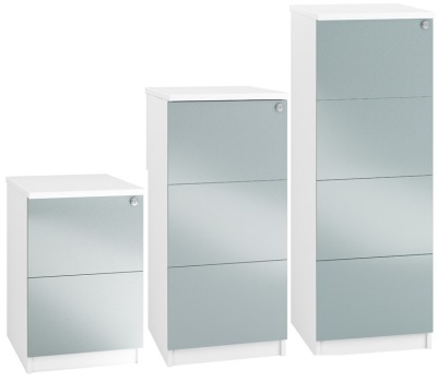 Designer Filing Cabinets Spectrum Blue Metallic Two Drawer Spectrum Next Day Filing Cabinets With Blue Metallic Fronts