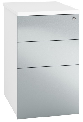 Designer Desk Pedestals Spectrum Blue Metallic 600mm Deep