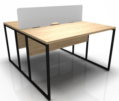 Four Person Retro Desks Stricto 1200mm X 1400mm Online Reality