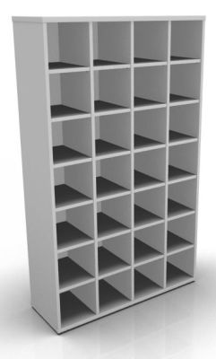 Avalon 1000mm Wide High Pigeon Hole Units 2062mm High 32 Holes