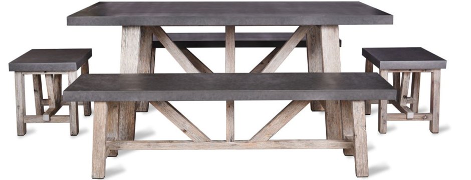 Cement Fibre Dining Set Online Reality
