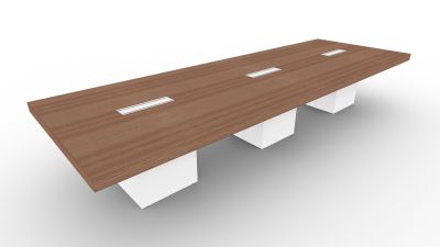 Tj 4200mm Boardroom Table Column Legs