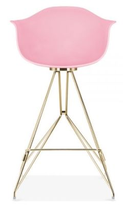 Memot Designer High Stools Gold Frame