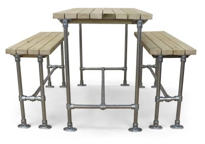Scaffold Bar Height Table And Bench Set Urban Online Reality