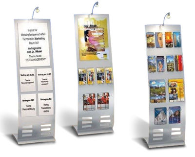 Wide Brochure Display Arto Brochure Stand Only No Holders
