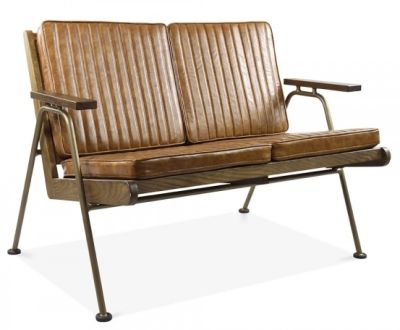Retro Designer Sofa Miko Brown Online Reality Retro Designer Sofa Miko Brown