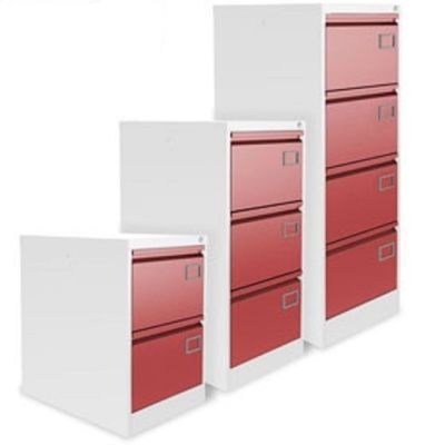 Two Tone Metal Filing Cabinet Executive 2 Drawer Online Reality