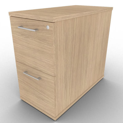 Avalon 800mm Deep 2 Drawer Desk Height Pedestal Online Reality
