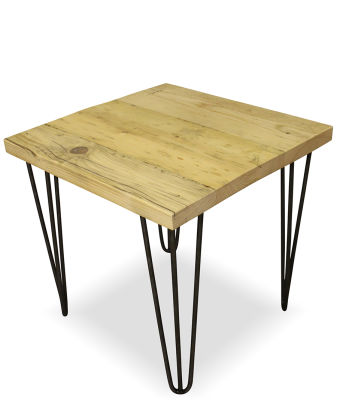 Square Coffee Table with Hairpin Legs 