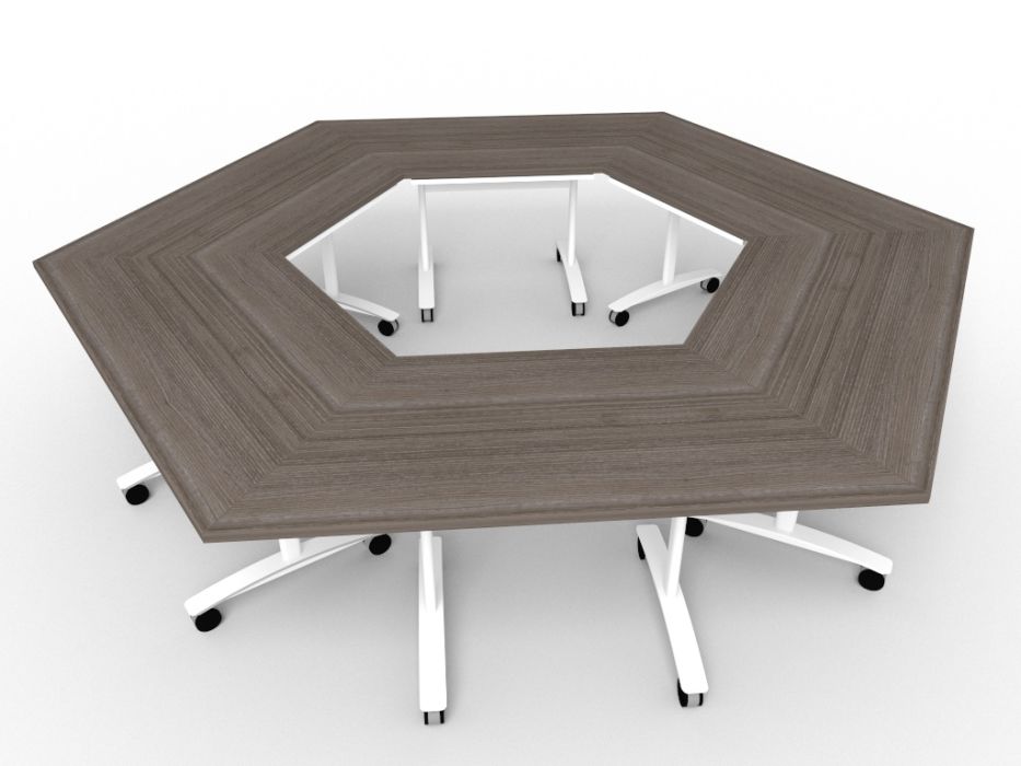 Modular Flip Top Conference Table Avalon 2 600mm ends Online Reality