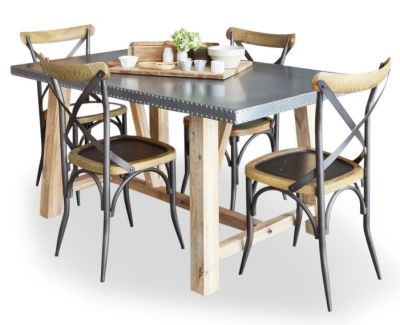 4 Person Acacia Dining Table Sora Online Reality Sora Dining Table Side View